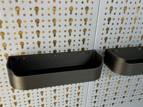 C3E 2X Ablage Sprühflaschen Lochwand passend für Küpper Lochwand und Eurolochung 45 mm Eurolochwand - Alle Lochwände - Systemhalter - Lochwand Zubehör (2X Ablage)