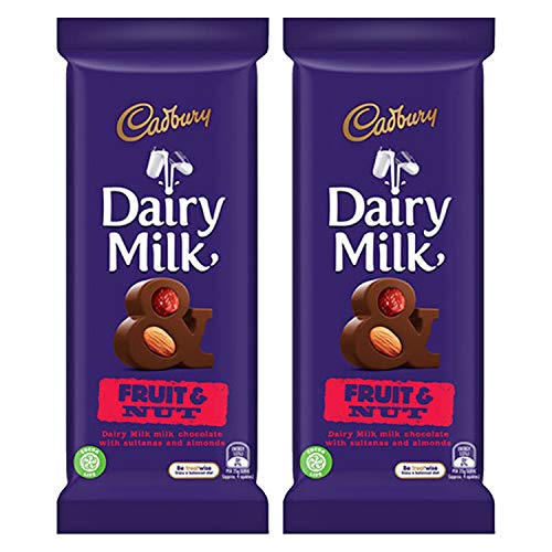 Image of Cadbury Dairy Milk Fruit & Nut, 2 X 100 g