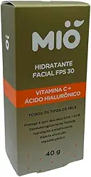 Hidratante Facial Mió FPS 30 com Vitamina C e Ácido Hialurônico 40g