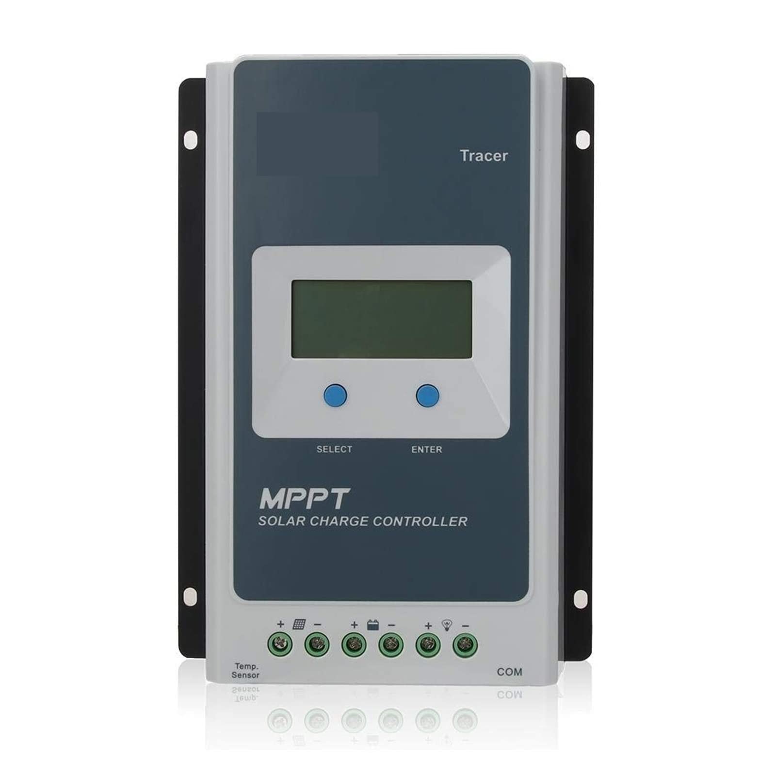 Controlador de carga solar Controlador de cargador solar MPPT 20A 10A LCD 12V24V Regulador automático de alta eficiencia for baterías de plomo y litio Controladores PWM para energía solar y eólica ( S