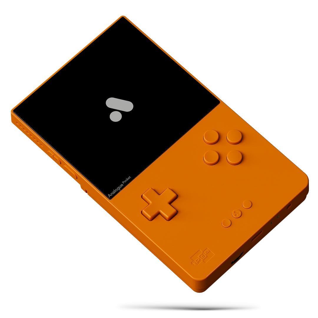 analogue pocket クリアオレンジ