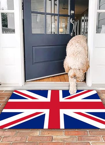 OHJEAJDS Tapis 40x60 cm,Super Absorbant Sèche Rapide,Tapis de Bain pour Portes de Salle de Bain,Salon,Union Jack, Drapeau Traditionnel Traditionnel du...