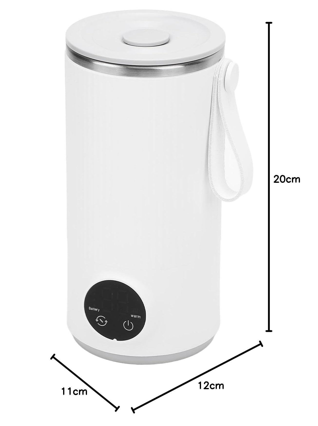 Bezprzewodowy czajnik elektryczny podróżny bezprzewodowy 6000mah akumulator 400 ml 55 ° C podróżny kocioł na gorącą wodę ze stali nierdzewnej na mleko