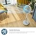 PHILIPS Standventilator Serie 2000. Stark & superleise mit SilentWings Technologie. 19 dB. 2-in-1-Tisch- & Standventilator. Neigung & Oszillation einstellbar. 12-Stunden-Timer. Weiß. (CX2550/00)