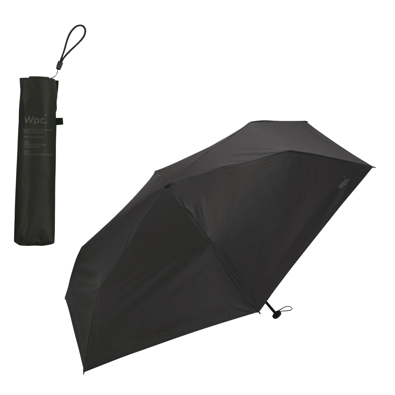 【新品未使用】Wpc. 日傘 (ブラック) 2way 完全遮光 Amazon.co.jp: 【2025】Wpc. 日傘 遮光軽量プレーンスリム ブラック