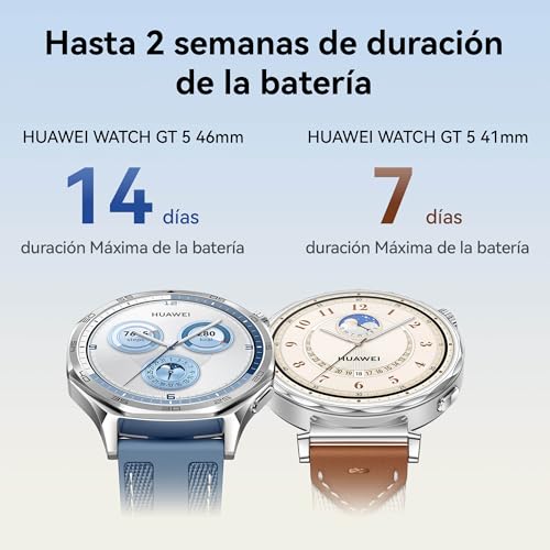 HUAWEI Watch GT 5 46mm Smartwatch, Silueta con Diseño Sofisticado, Negro - Imagen 6