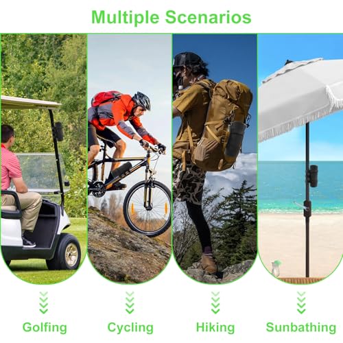 vhbw XL Portable Bike/Bicycle Speaker Mount for JBL Flip 5/6 Mount – Speaker Strap Holder for JBL Charge 4/5/6, Anker Soundcore 2/3, UE Boom 3 (XL Size) - image 6