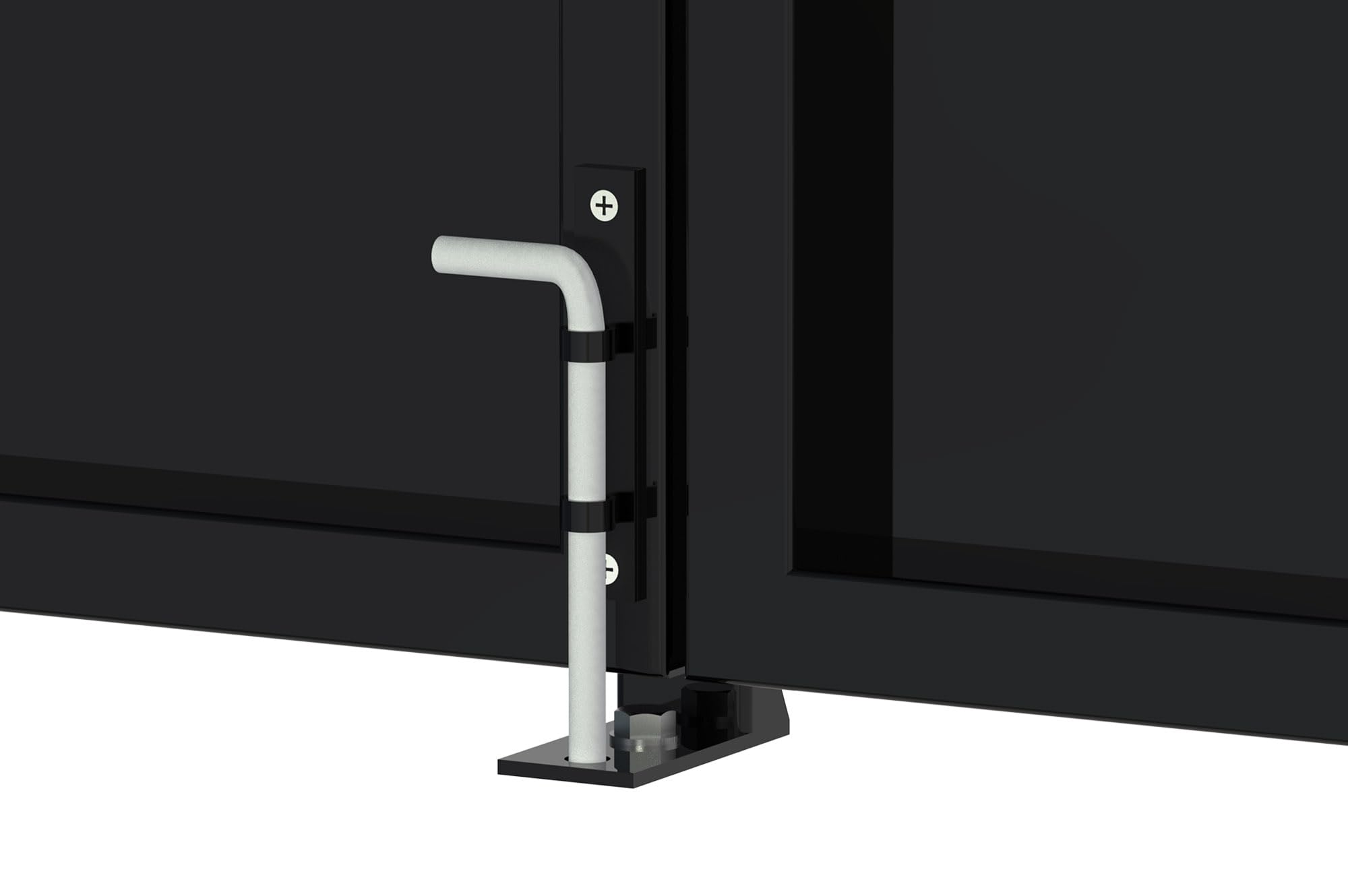 Casanoov Portail acier noir mat 3m NALI VELETA H.160cm