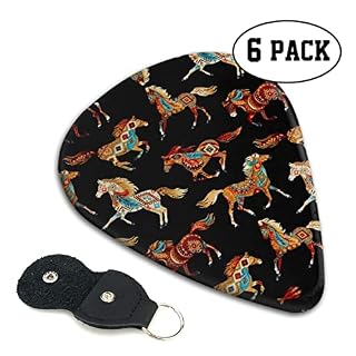 Brown Horse Lot de 6 médiators pour guitare acoustique, guitare électrique, basse, ukulélé – fins, moyens et épais - Les Beatles, Paul McCartney, John Lennon, RIngo Starr, George Harrison Brown Horse Lot de 6 médiators pour guitare acoustique, guitare électrique, basse, ukulélé – fins, moyens et épais – Image 2