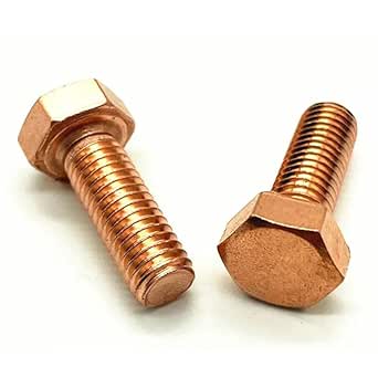 Écrous Hexagonaux En Cuivre Pur - Tailles M5 M6 M8 M10 M12 - Grade 4.8 - Pour Boulonner Spécifique