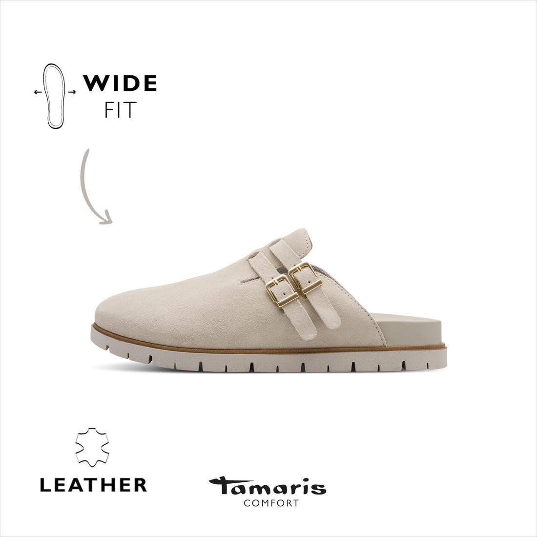 Tamaris Wide FIT Pantolette 8-87601-46 H-Weite