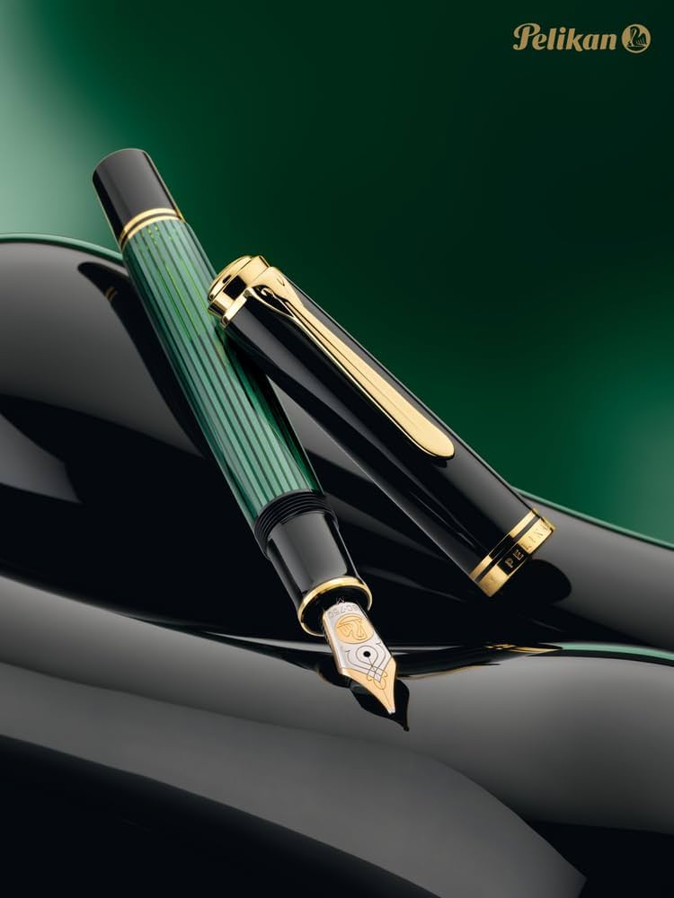 ペリカン　M1000 グリーンストライプ　万年筆　F ヨドバシ.com - ペリカン Pelikan スーベレーン M1000 グリーン