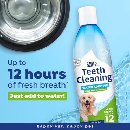 Image of Naturel Promise Fresh Dental Dental Health Solution + Hip & Joint for Dogs - 2-Pack, 18oz Each - Teeth Cleaning Solution, Better Value for Daily Use