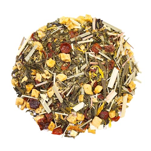 The Whistling Kettle Medicine Ball Citrus Mint & Peach Green