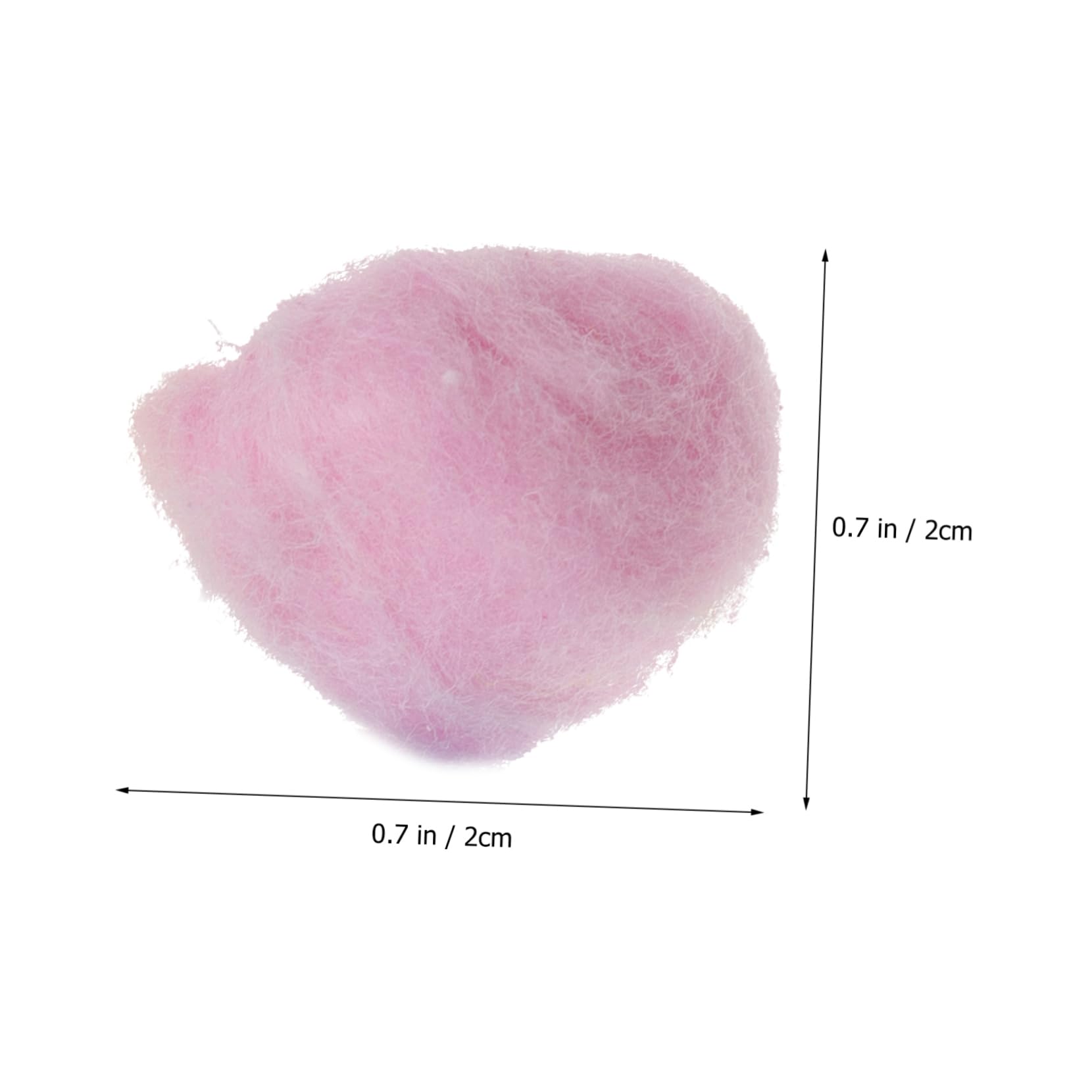 Happyyami Bunte Wattebällchen für Babys und Neugeborene Weich und Leicht 500g aus Baumwolle zur Gesichtsreinigung und Make Up Entfernen