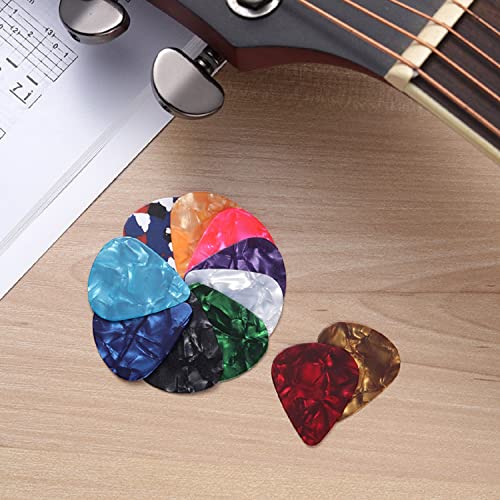 Lanjue Lot de 20 Médiators pour Guitare, 4 Épaisseurs Différentes Plectre Guitare en Celluloïd Pick 0,46 /0,71/0,96 /1,2… - Les Beatles, Paul McCartney, John Lennon, RIngo Starr, George Harrison Lanjue Lot de 20 Médiators pour Guitare, 4 Épaisseurs Différentes Plectre Guitare en Celluloïd Pick 0,46 /0,71/0,96 /1,2… – Image 6