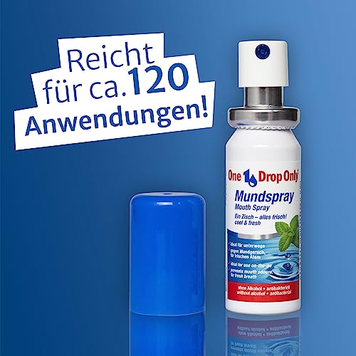 One Drop Only antibakterielles Mundspray - 1er Set - Mundspray ohne Alkohol mit natürlichen Inhaltsstoffen für frischen Atem (1 x 15 ml) – Bild 7