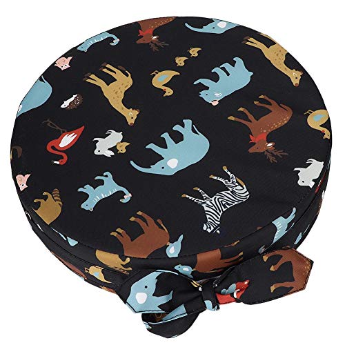 Longzhou Asiento Elevador para bebés Silla de Comedor Redonda para bebés Almohadilla de elevación Niños Cojín de Esponja Suave Antideslizante para niños(marrón)
