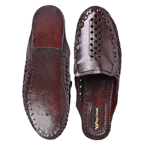 Image of Kolhapuri Chappal for Men| Kolhapuri Slippers for Men| kolapuri chapal Men| Leather Slippers for Men| Leather Chappal for Men-AB-Parent A13