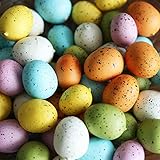 CLUB BOLLYWOOD 30 Pieces Colored Easter Eggs Easter Egg Basket Party Home Crafts Decoration | Eggs | Eggs