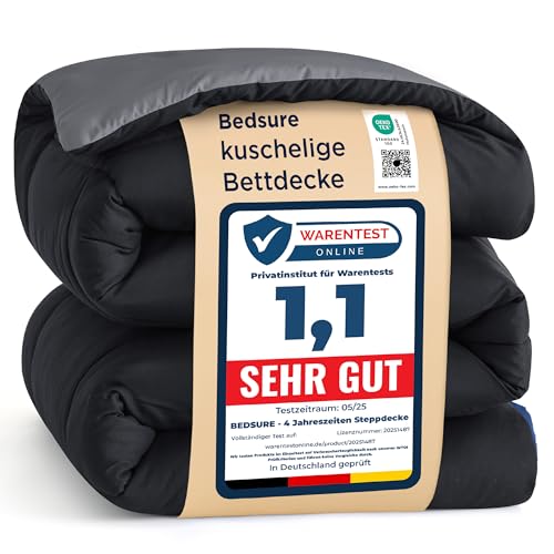 Image of BEDSURE Duvet without cover 240 x 220 cm - duvet with integrated cover