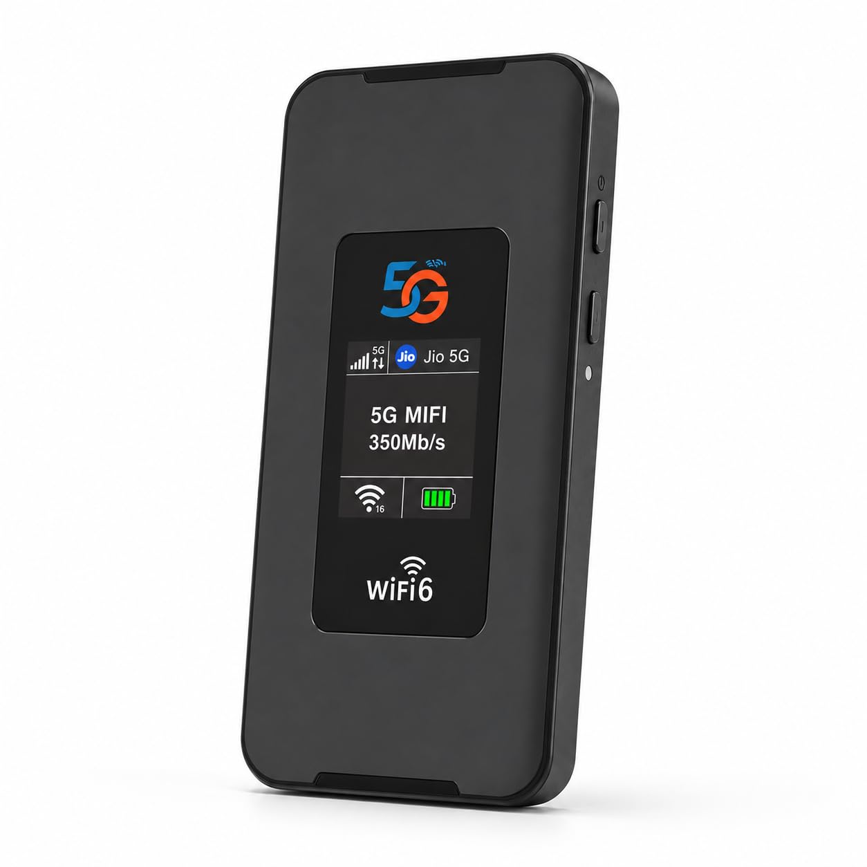 AUSHA 5G MiFi Portable WiFi Hotspot Wireless Dongle | Up to 2.77Gbps Download | 4400mAh Battery | Dual Band 2.4/5.8GHz | Connects 16 Devices | 5G/4G LTE/3G All Sim Support-picture-0