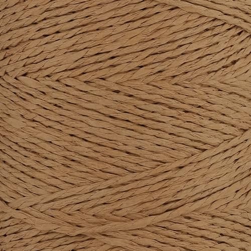 Image of Raffia Yarn for Crochet 2mm X 328 Yards Paper Yarn for Sun Hat Beach Bag