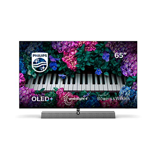 Philips Ambilight TV 65OLED935/12 OLED TV 65 Zoll - 164 cm mit Sound von Bowers & Wilkins (P5 Picture Engine mit KI, 4K UHD, Dolby Vision∙Atmos,