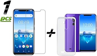 Prevoa Cristal Templado para OUKITEL C12 Pro, [1 Pack] Protector de Pantalla Screen Protector con garant?a de reemplazo de por Vida para OUKITEL C12 Pro + 100% Transparente Silicona TPU Funda