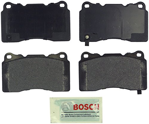 Bosch BE1001 Blue Disc Brake Pad Set for Select Buick, Cadillac, Chevrolet, DeTomaso, Dodge, Ford, Hyundai, Mitsubishi, Pontiac, Saab, Subaru, Tesla, Volvo - FRONT