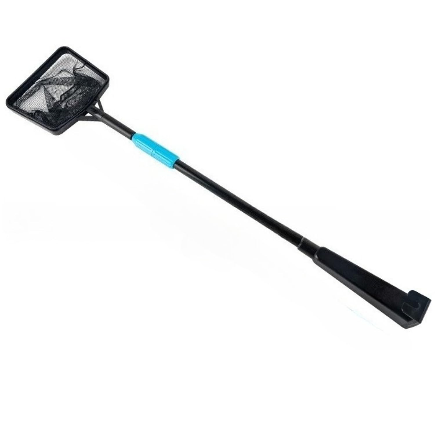 Extendable Pond Leaf Rake Net - Stainless Steel Pool & Pond Skimmer with Deep Fine Mesh, Adjustable Handle 50–70 cm for Pond & Pool Cleaning