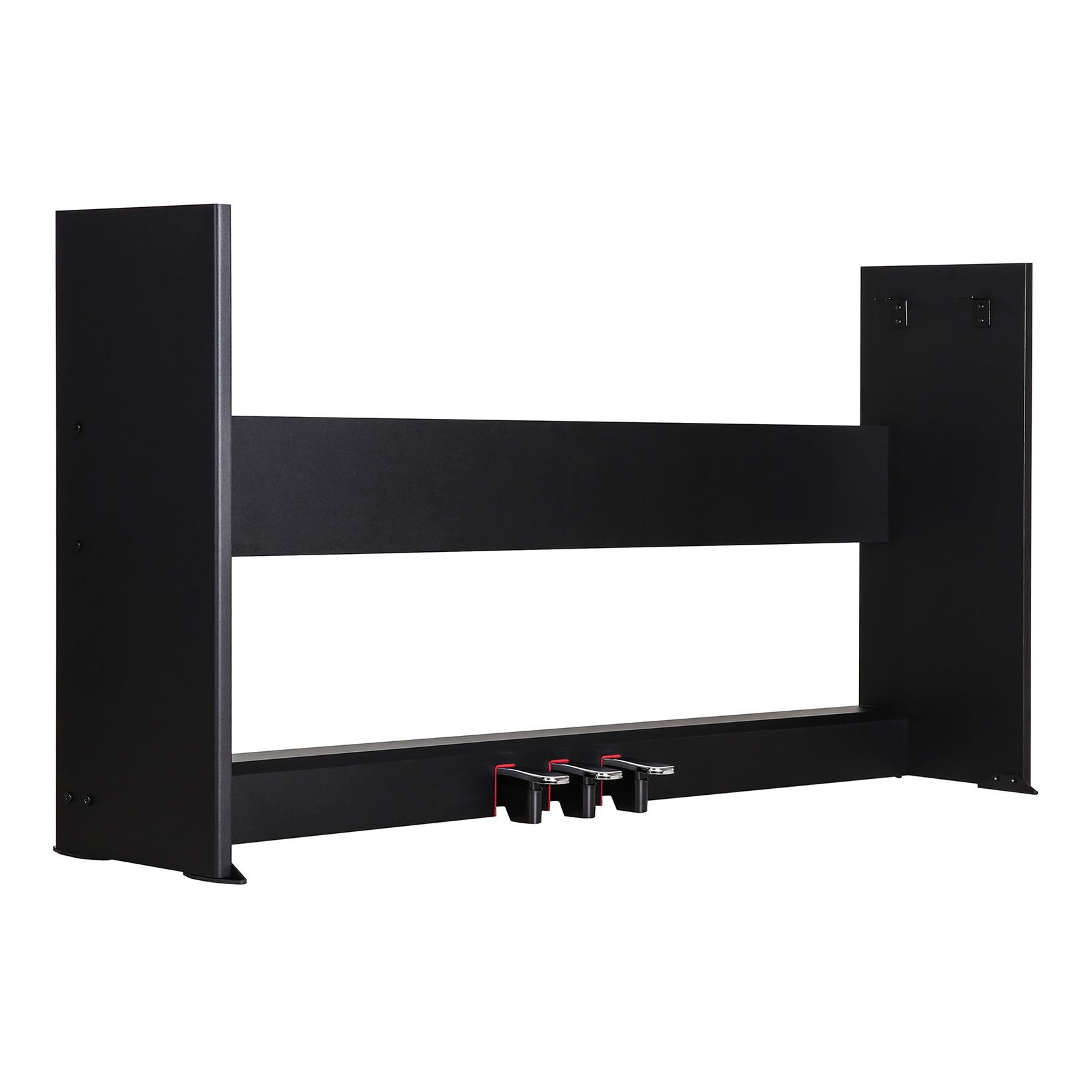 NU-X Support en bois de qualité supérieure avec système intégré à 3 pédales pour pianos numériques NU-X NPK-10 et NPK-20 | Support robuste et élégant avec finition noire élégante