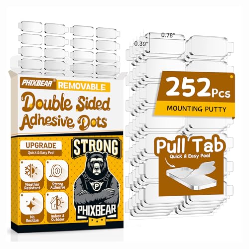 Upgraded Large Mounting Putty No Residue with Pull Tab