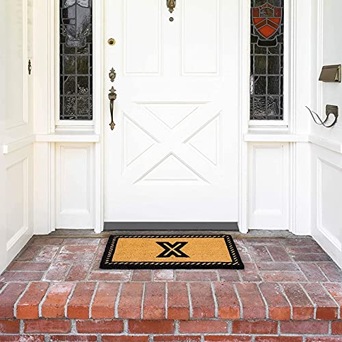 Juvale Coco Coir Initial Letter X Monogram Doormat (30 X 17 In) #TOP2