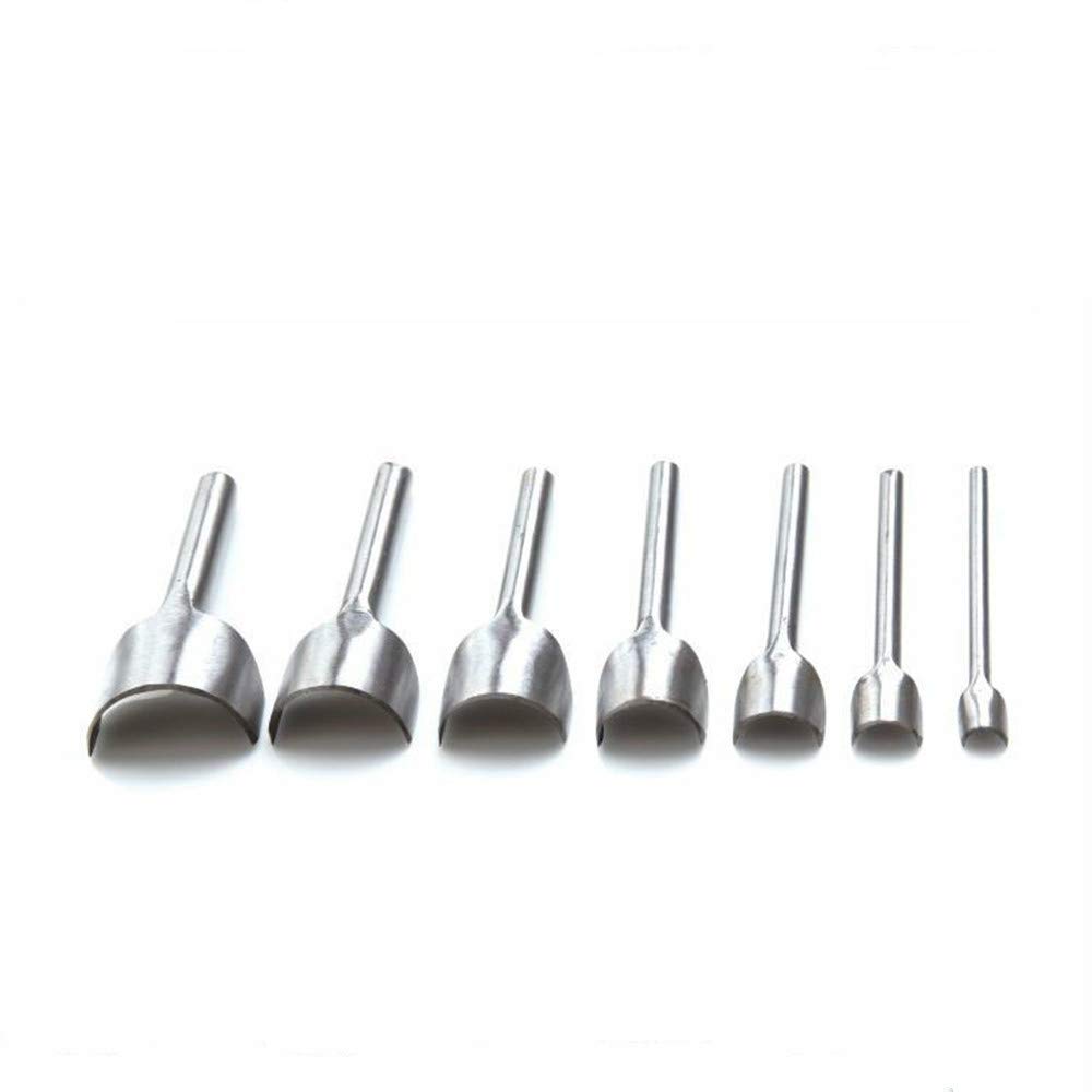 Artesanía de Cuero 10-40mm Herramientas de Corte Semirredondo Cortador de Perforación Cinturón de Cuero Medio Círculo Ángulo Correa de Esquina Cinturón Billetera Final DIY