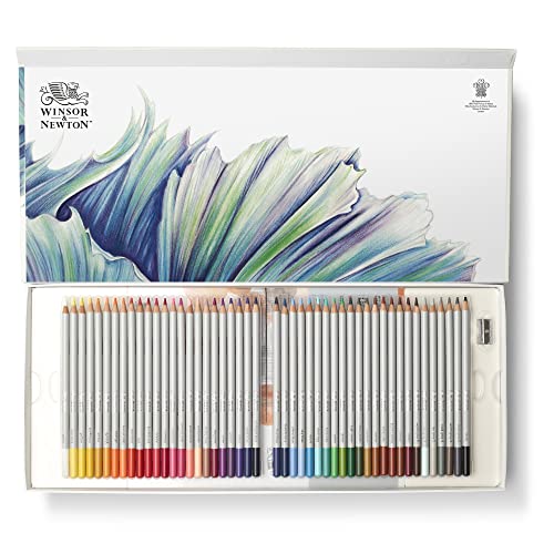 Winsor &Amp; Newton - Set 48 Lapiceros Winsor&Amp;Newton En Oferta Winsor &Amp; Newton Studio Collection - Set De Regalo Para Dibujo, Ilustración, Bocetos Para Artistas E Ilustradores