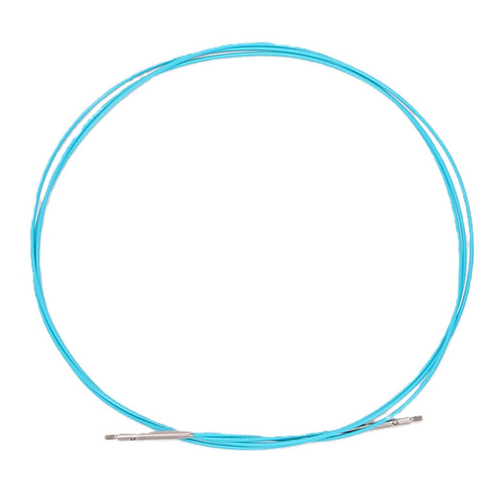Depisuta Juego de Agujas Circulares Intercambiables, 18 Pares de 10 Cm | Aluminio de 2,0 a 10,0 mm, 4 cables y bolsa de almacenamiento, kit de tejido, accesorios de tejido, herramientas de tejido