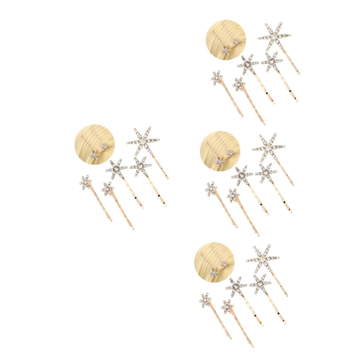 4 Set Di Decorazioni Per Per Donne Piccole Mollette Per Fermagli Per Per Donne Fermagli Per Da Sposa Per Alla Moda 5 Pezzi * 4