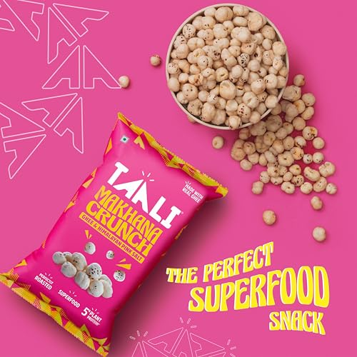 Image of Taali Roasted & Flavoured Makhana | Ghee & Himalayan Pink Salt | 100% Natural, No Palm Oil, Rich in Protein, 58g