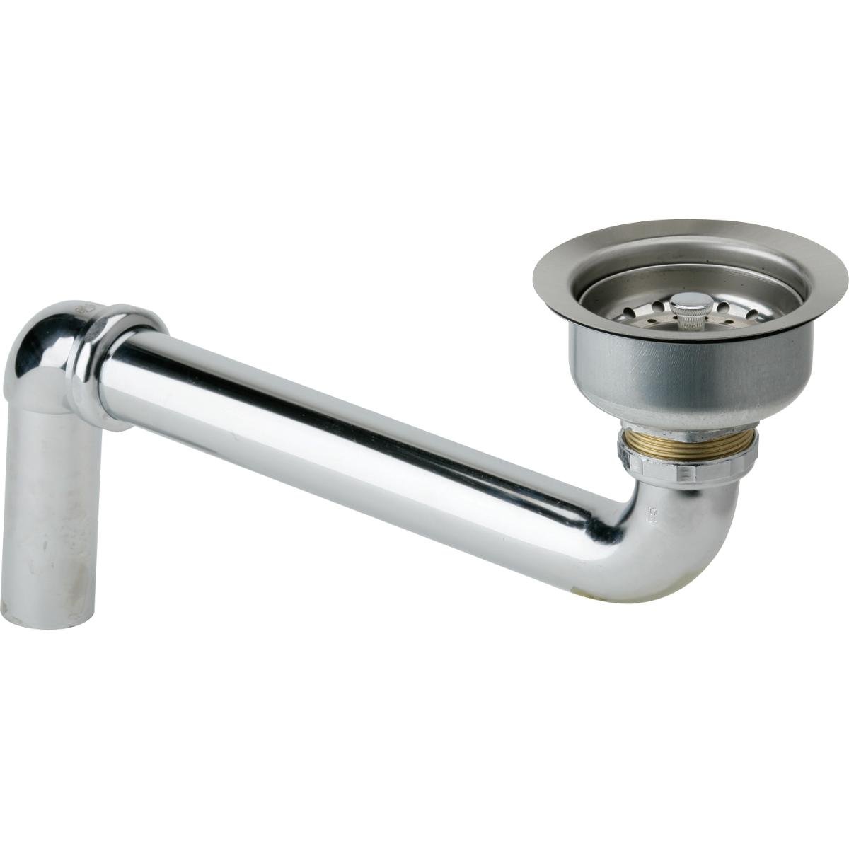 Tubo di scarico con flangia diametro 26mm lungo 300mm Luxor 35022630