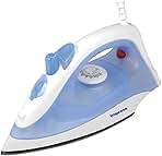 Impress Basic Clothing Iron | Non-Stick | Compact | Spray | Adjustable Steam | Fabric Selector | Swivel Cord | Lightweight | 1200-Watt (Blue)