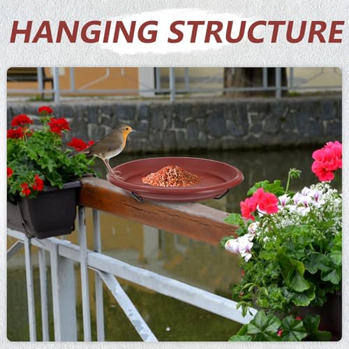 Mangeoire à oiseaux tout temps avec support balustrade balcon
