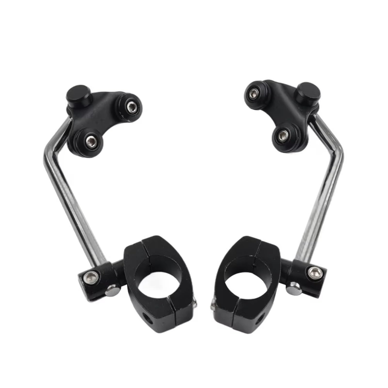 Saute Vent Moto Kit De Fixation Universel pour Pare-Brise De Moto, Support De Pare-Brise pour Guidon De 25 Mm Pare Brise Moto