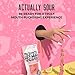 SOUR STRIPS Pink Lemonade Flavored Candy | Deliciously Chewy Belts Vegetarian Candies, 12 per Pack, 2 Pack