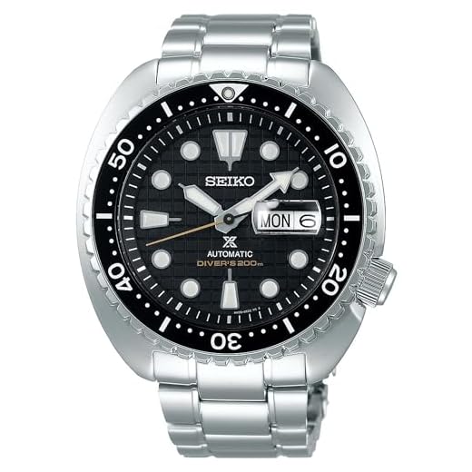 Relógio Seiko Prospex King Turtle SRPE03K1, para Mergulho de 200 m, Automático, Moldura de cerâmica preta, Vidro Safira