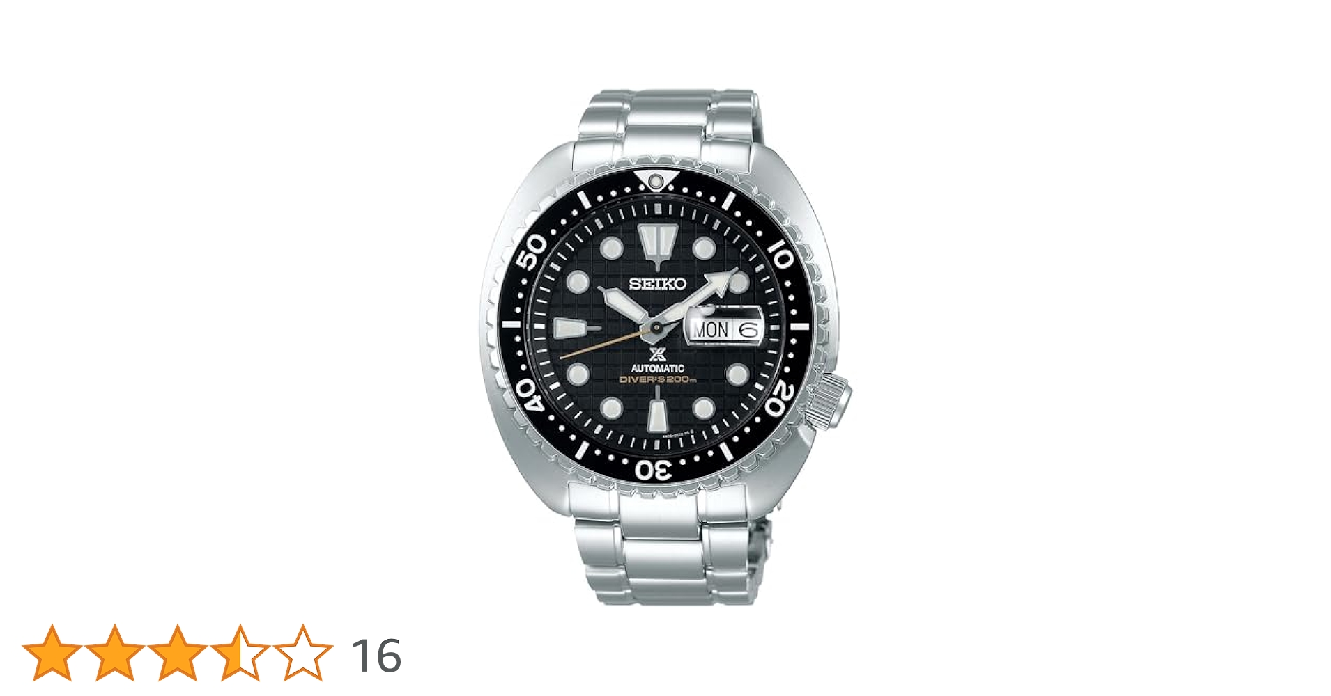 未使用 セイコー プロスペックス SRPE03 キングタートル ブラック 自動巻 PROSPEX SEIKO セイコー 腕時計 メンズ 海外モデル プロスペック
