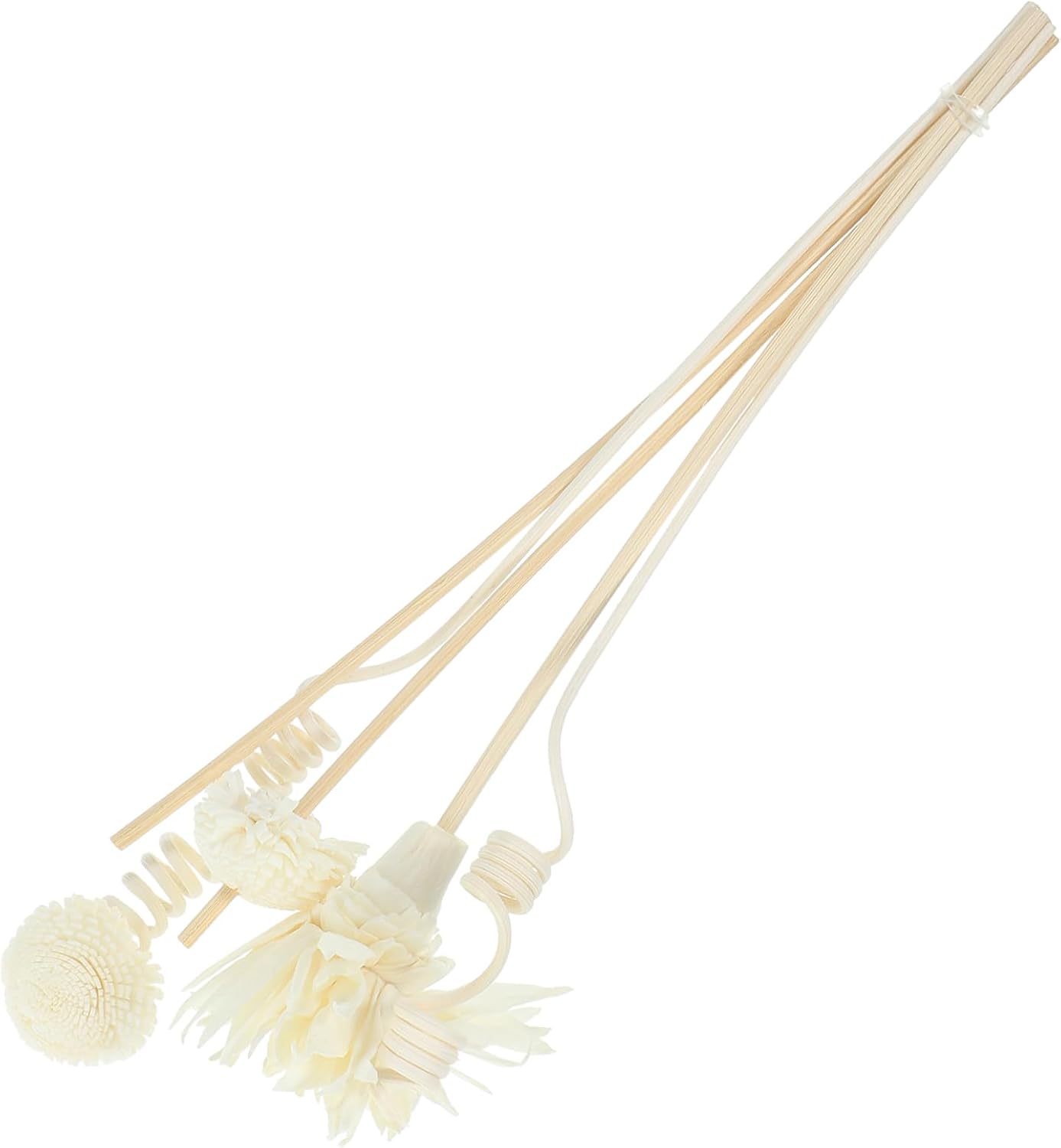 STOBAZA White Dried Flower Reed Diffuser Sticks Decorative Aromatherapy
