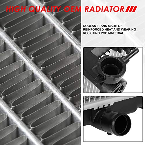 Image of Auto Dynasty Radiator Compatible with 2007-2011 Camry 2.4L 2.5L AT, DPI 2917 Factory Style 1-Row Cooling Radiator, Aluminum Core