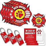 Vinyl Friend Pet Alert Stickers - FIRE Safety Alert and Rescue - Save Your Pets encase of Emergency...