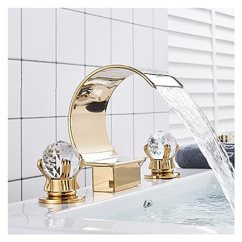 Robinet mitigeur eau chaude et froide à effet cascade large - 6